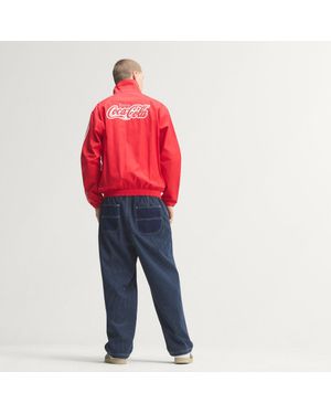 adidas Coca Cola Classic Sport Firebird Track Jacket - Red