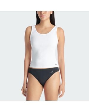 adidas Active Ultimate Stretch Bikini Slip, 3Er-Pack – Unterwäsche - Weiß