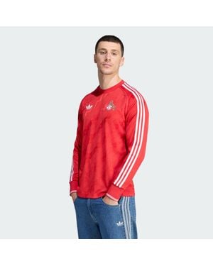 adidas Fc Koeln Originals Longsleeve Jersey - Red
