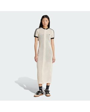 adidas Originals Premium Crochet Dress - Natural