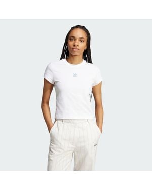 adidas Ess Slim Tee - White