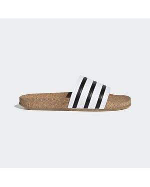 adidas Adilette Cork Badslippers - Wit
