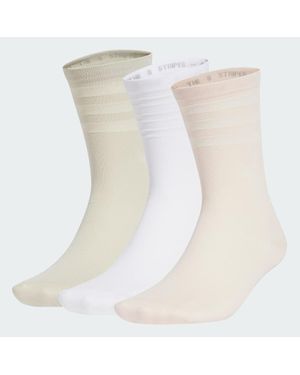adidas Collective Power Mid-Cut Crew Length Socken, 3 Paar - Weiß