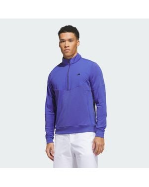 adidas Sudadera Ultimate365+ Course Control Híbrida Con Cremallera Hasta El Pecho - Azul