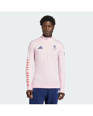 adidas Boa 1/2 Zip Longsleeve Shirt - Pink