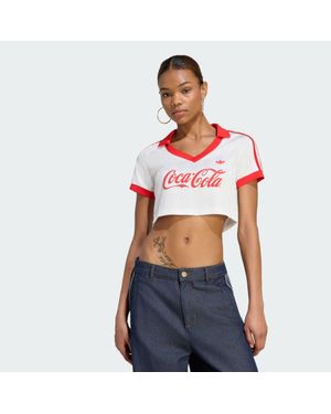adidas Originals X Coca-Cola Trikot, Kürzer Geschnitten - Blau