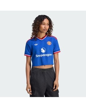 adidas Manchester United 26/27 Away Jersey Crop - Blue