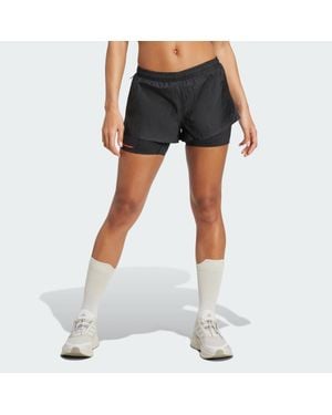 adidas Adi365 H.Koumori Running 2-In-1 Shorts - Blau