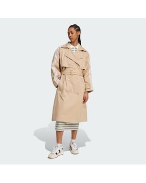 adidas Originals Adicolor Trench Coat Twill - Natural