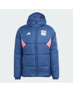 adidas Olympique Lyonnais Condivo 23 Winter Jacket - Blue