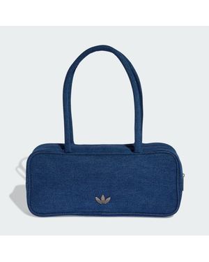 adidas Adicolor Elongated Airliner Denim Bag - Blue