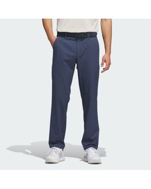 adidas Ultimate365+ Twistweave Regular Straight Fit Grid Pant - Blue