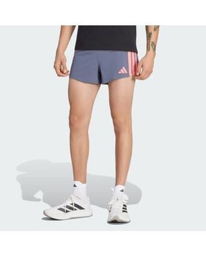 adidas Adizero Running Gel Pocket Shorts - Blue