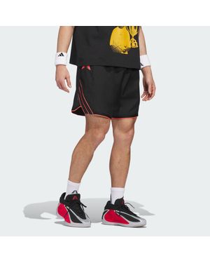 adidas Adidas Anthony Edwards Crazy Lite Short/ Solar Turbo - Black