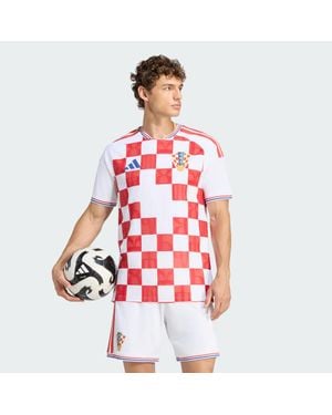 adidas Croatia 26 Home Authentic Jersey - Red
