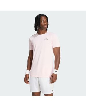 adidas Tennis Climacool+ Freelift T-Shirt Pro - Pink