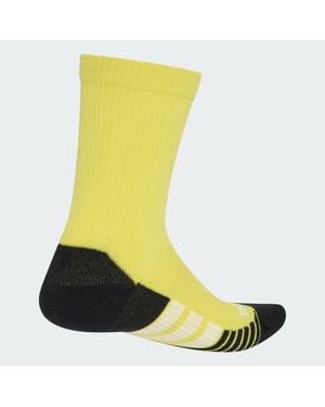 adidas Performance Climacool Cushioned Crew Socks 3 Pairs - Yellow