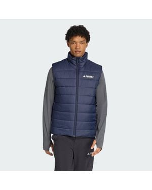 adidas Terrex Multi Essentials Climawarm Gefütterte Weste - Blau