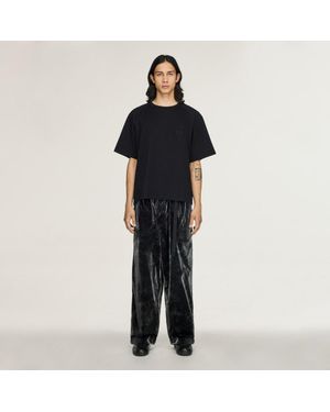 adidas Y-3 Marble Nylon Tapered Joggers - Black
