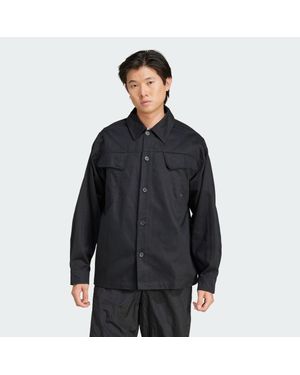 adidas Originals Premium Essentials Workwear Overshirt - Black