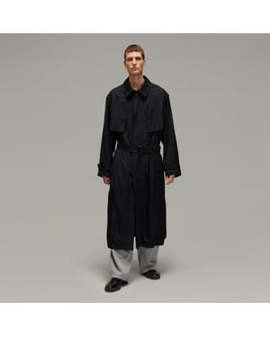 adidas Y-3 Rayon Twill Coat - Black