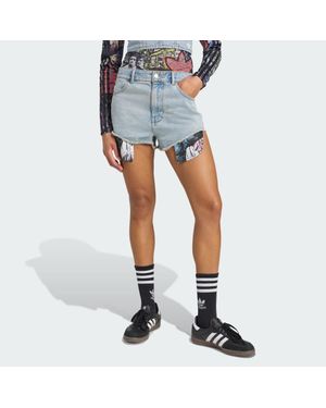 adidas Pantalón Corto Vaquero X Jeremy Scott - Azul