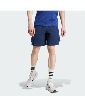 adidas Manchester United Seasonal Cargo Shorts - Blue