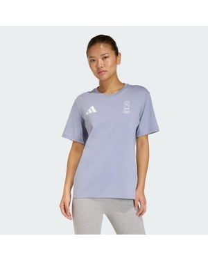 adidas Poc Milano T-Shirt - Blau