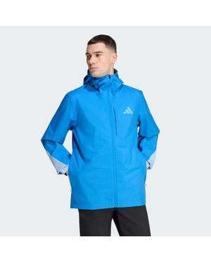 adidas Chubasquero Terrex Multi 2.5 Layer Climaproof - Azul