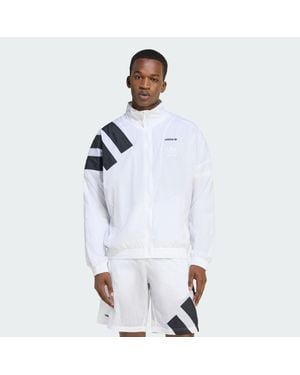 adidas Archive Blocked Track Top - White