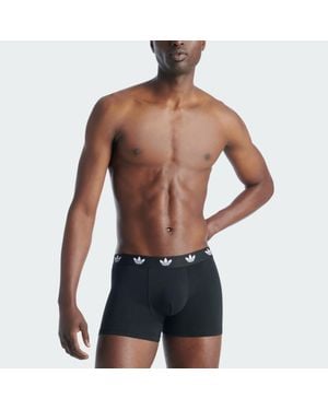 adidas Comfort Flex Cotton Trunk 3 Pack Underwear - Blue