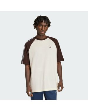 adidas Britcore Short Sleeve Ringer T-Shirt - Natural