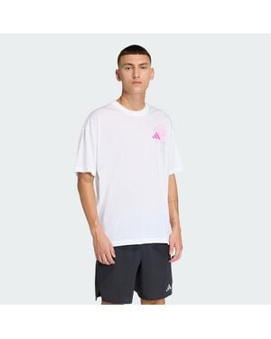 adidas Climacool Fun Training Graphic T-Shirt - White