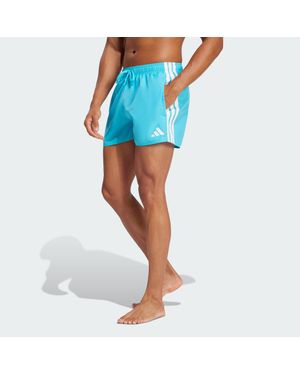 adidas 3-Streifen 3-Inch Badeshorts - Blau