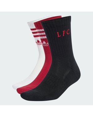 adidas Calcetines Liverpool Fc (Pack De 3 Pares) - Rojo