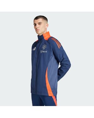 adidas Manchester United Tiro 24 All-Weather Jacket - Blue