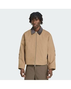 adidas Premium Essentials Bomber Jacket - Natural