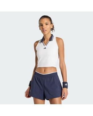 adidas Camiseta Técnica De Tenis Corta Climacool Pro - Azul