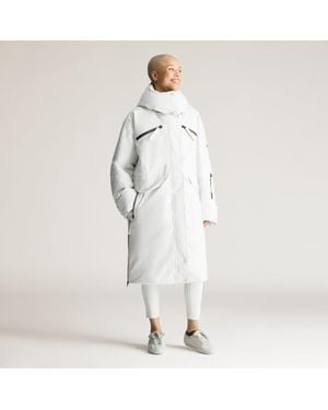 adidas Chaqueta De Invierno Larga Y Acolchada By Stella Mccartney - Blanco