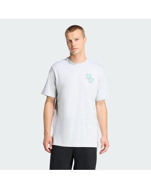 adidas Real Madrid Heritage Heavy Cotton T-Shirt - White