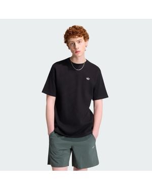 adidas Trefoil Essentials Waffle T-Shirt - Black
