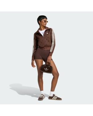 adidas Satin Polka Dots Tt Track Top - Brown