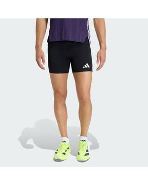 adidas Adizero Running Short Pocket Tights - Blue