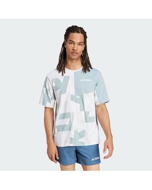 adidas Terrex Multi Climacool Printed T-Shirt - Blue