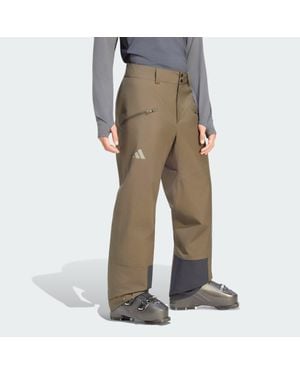 adidas Terrex Multi 2 Layer Climaproof Insulated Tracksuit Bottoms - Natural