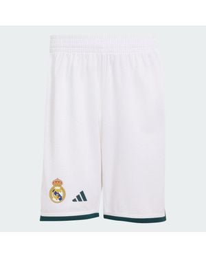 adidas Pantalón Corto Primera Equipación Real Madrid Bb - Blanco