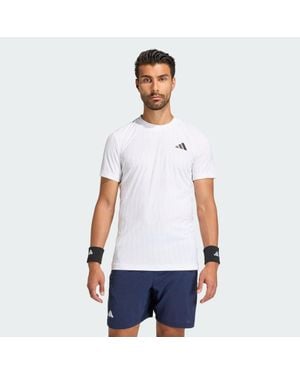 adidas Tennis Climacool+ Airchill Freelift T-Shirt - White