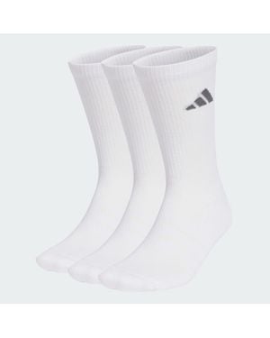 adidas Cushioned Sportswear Crew Socks 3 Pair Pack - White
