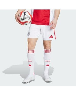 adidas Ajax 25/26 Heimshorts - Weiß
