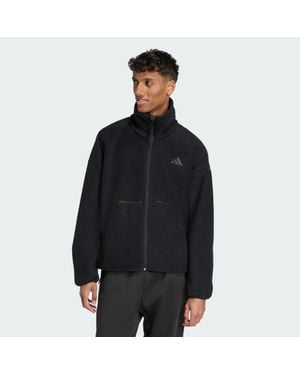 adidas Chaqueta City Tech High Pile Fleece Full-Zip - Negro